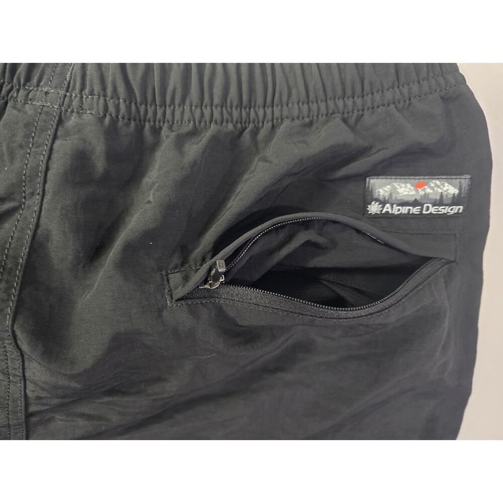 NWT Alpine Design 5" Pull-On Shorts Men's Small Black Hiking Outdoor - Picture 7 of 15